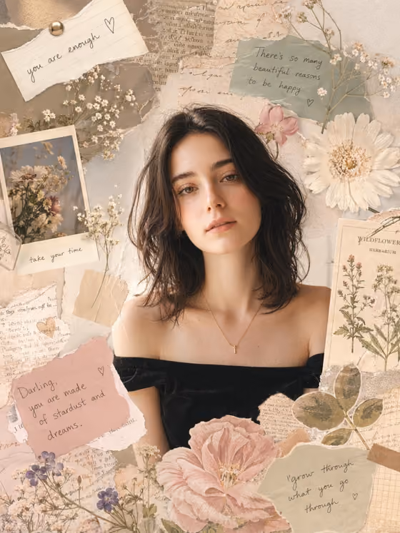 Soft Scrapbook Collage