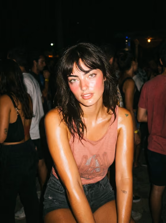 Retro Party Flash Glow