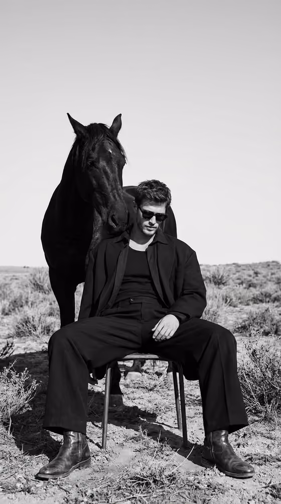 Authoritative Minimalist Fashion Portrait