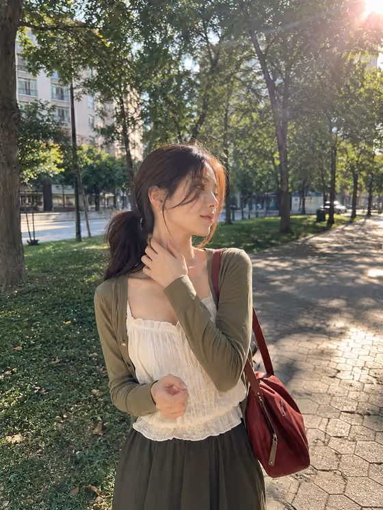 Candid Park Portrait