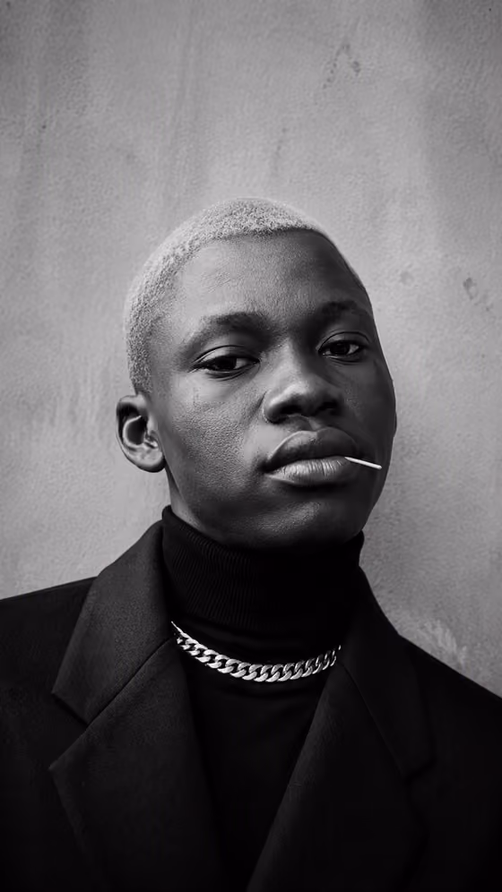 Monochrome Fashion Portrait