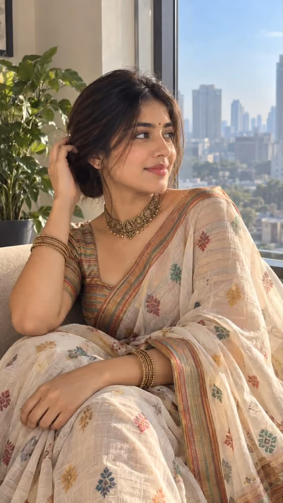 Saree Window Portrait