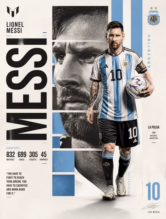 Editorial Sports Poster