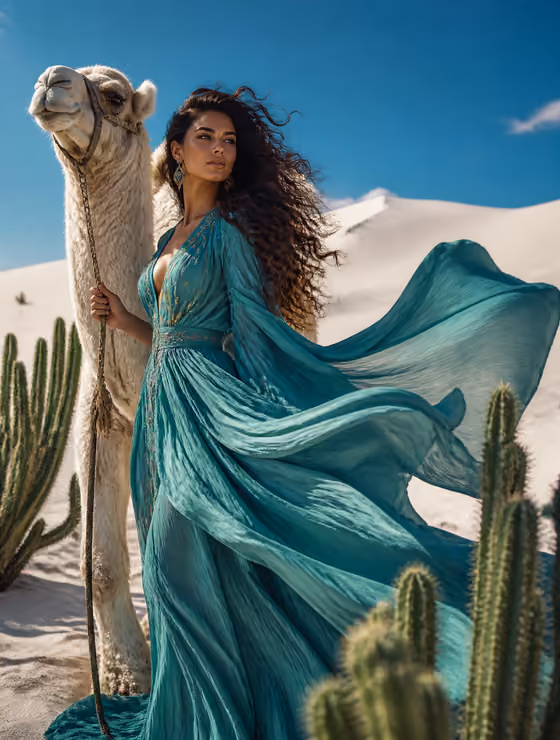 Turquoise Desert Editorial