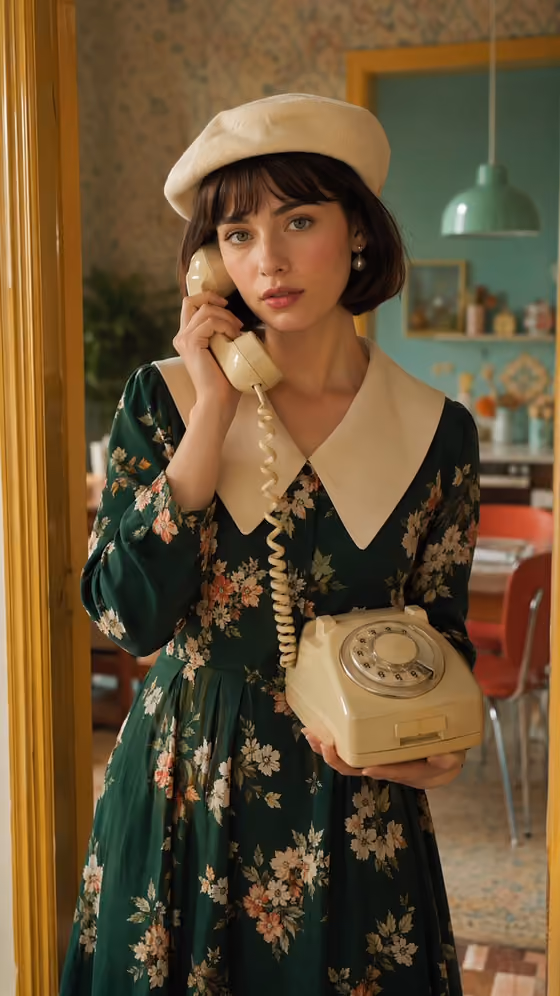 Retro Telephone Editorial
