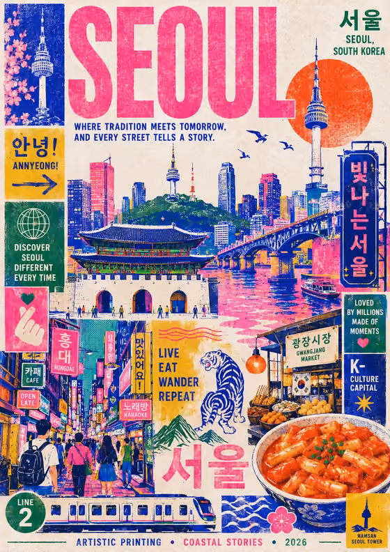 Riso Travel Poster