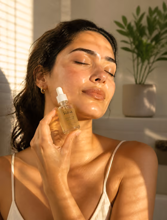 Golden-Hour Serum Portrait