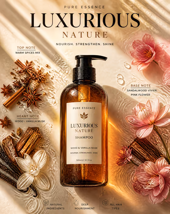 Editorial Shampoo Poster