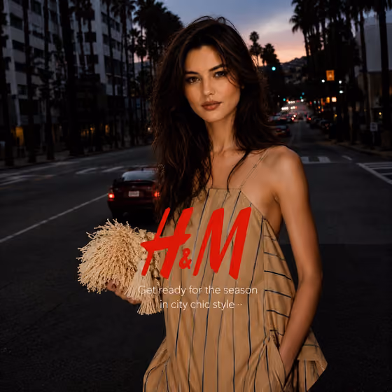 Blue Hour Fashion Ad