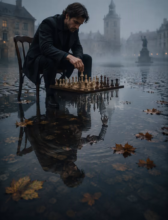 Surreal Chess Reflection