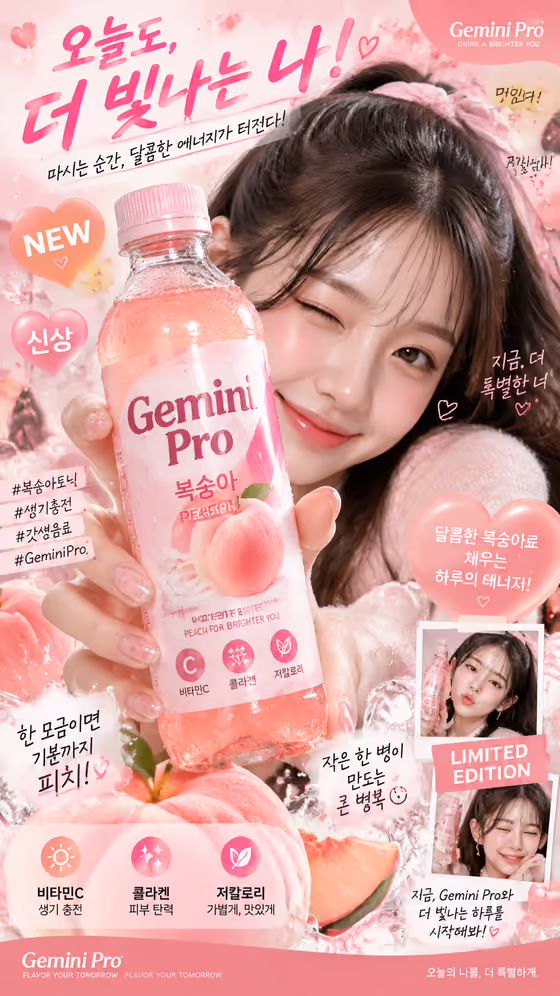 Korean Beverage Poster