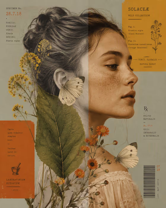 Botanical Duality Collage