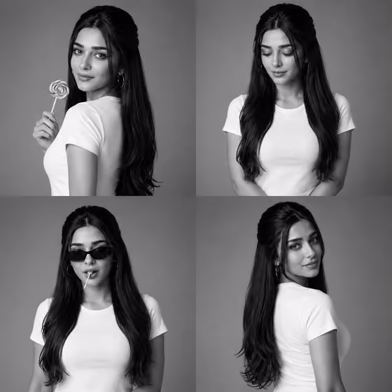 Monochrome Editorial Grid