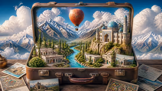 Suitcase Secret World