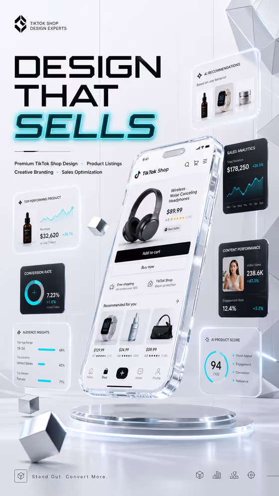 Futuristic Tech Ad