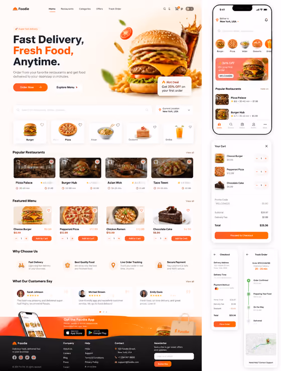 Food Delivery Website