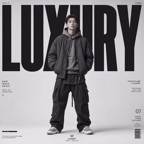 Streetwear Editorial Poster template result