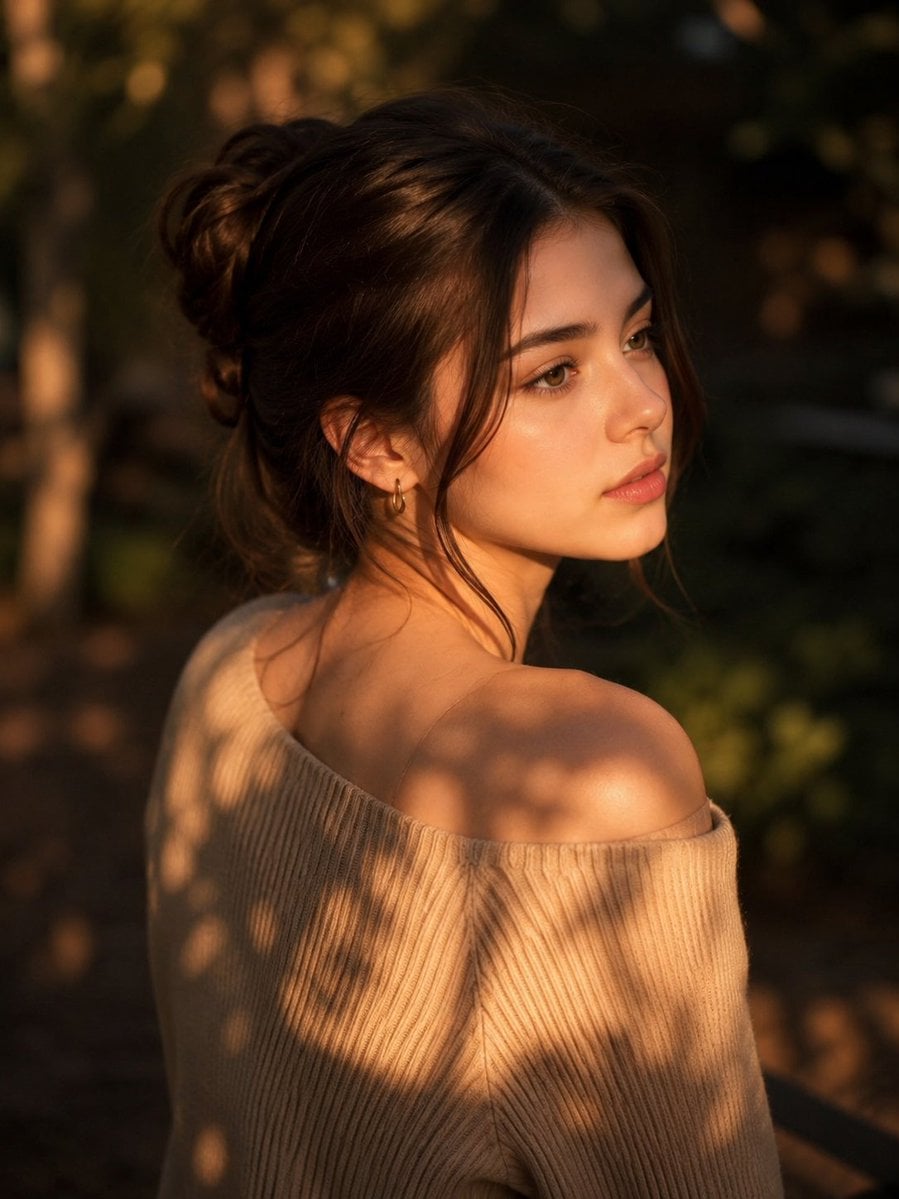 Golden Hour Rear Portrait