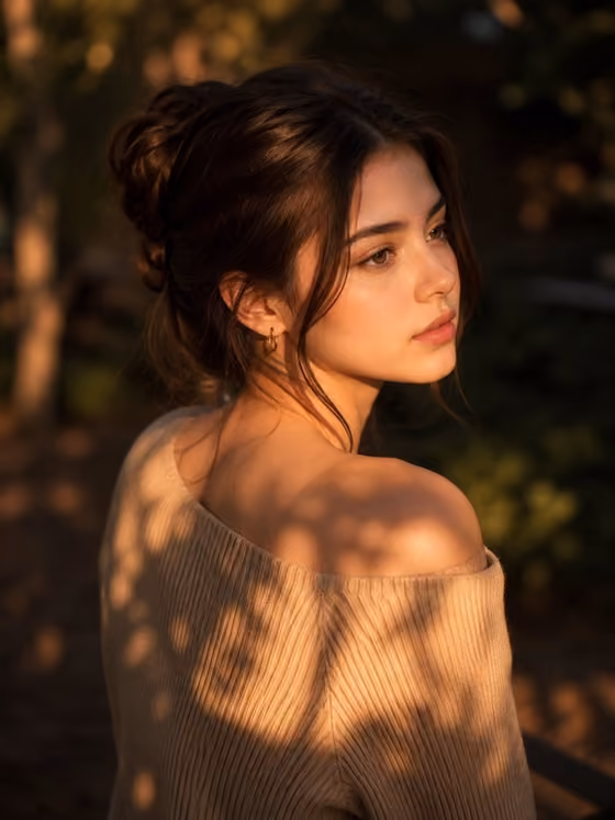 Golden Hour Rear Portrait template result