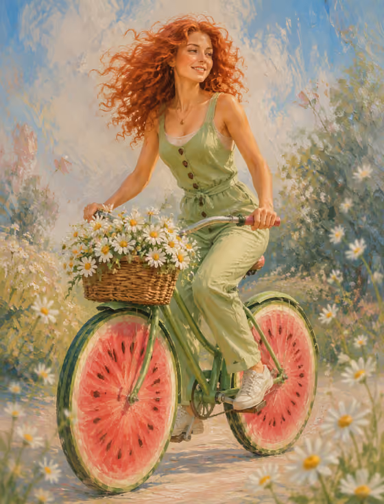 Watermelon Bike Ride
