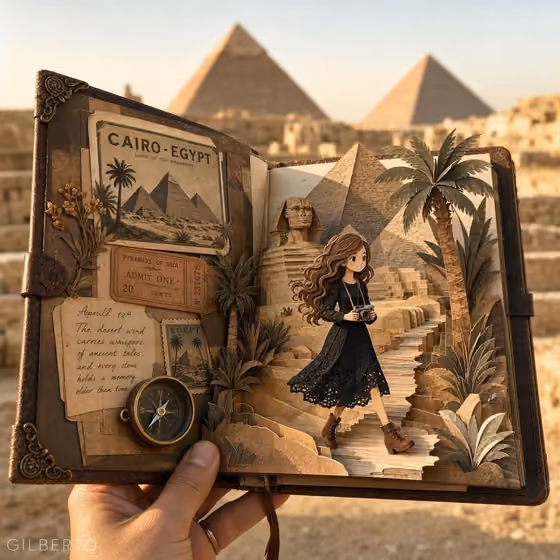 Pop-Up Travel Scrapbook