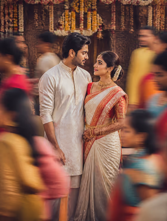 Cinematic Wedding Portrait