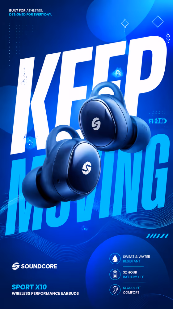 Athletic Product Poster