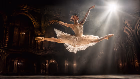 Ballet Leap Portrait