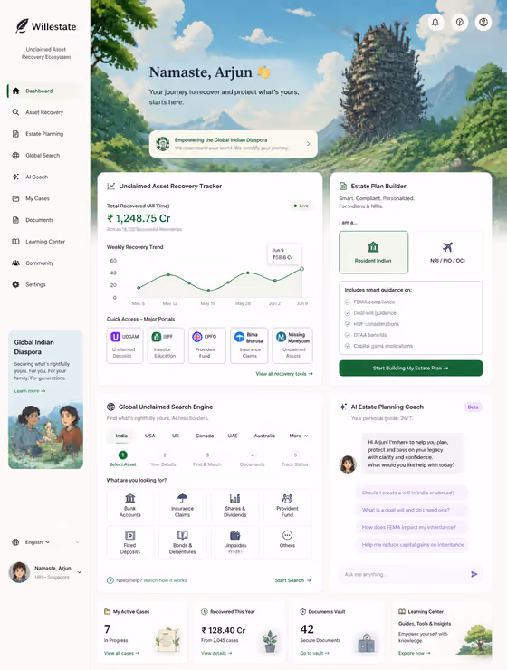 Ghibli-Inspired Website Design
