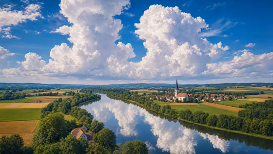 Pastoral Cloud Reflection
