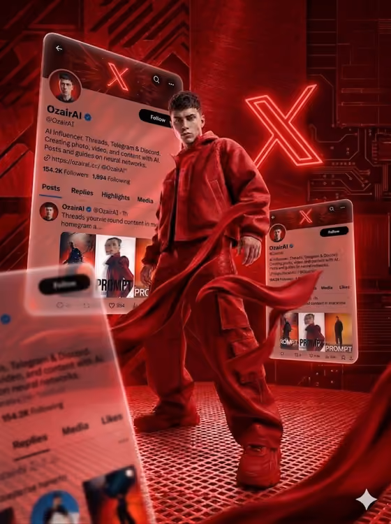 X Profile Poster