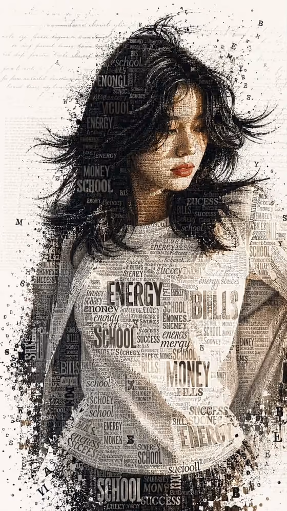 Typographic Word Portrait