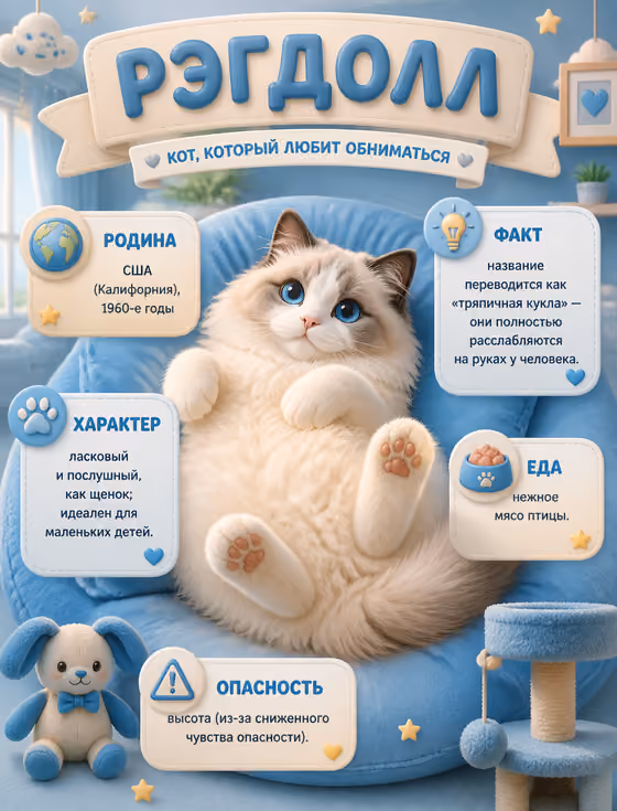 Fairy-Tale Cat Infographic