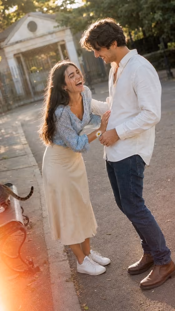 Caught Laughing Snapshot