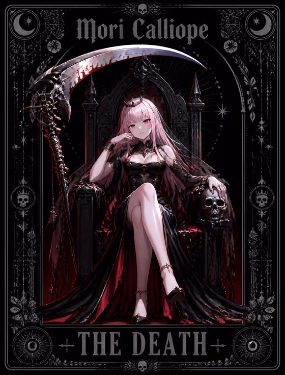 Gothic Death Tarot Card