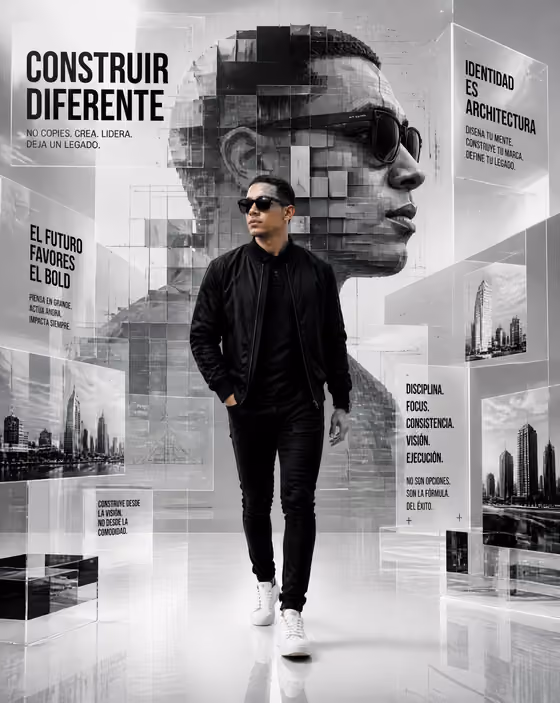 Futuristic Motivation Poster