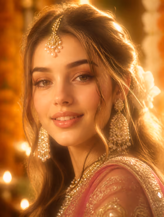 Golden-Hour Portrait template result