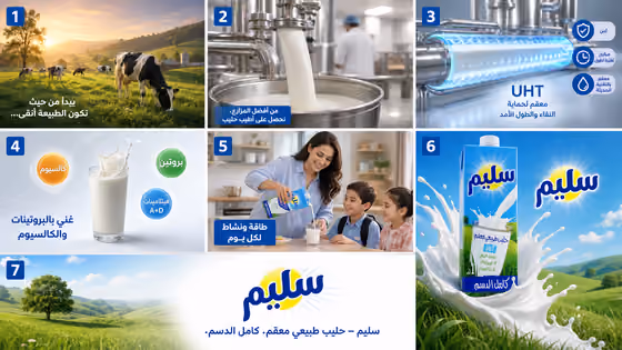 Dairy Ad Storyboard