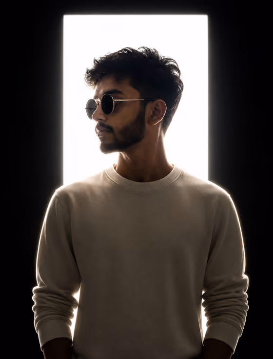 Backlit Profile Portrait