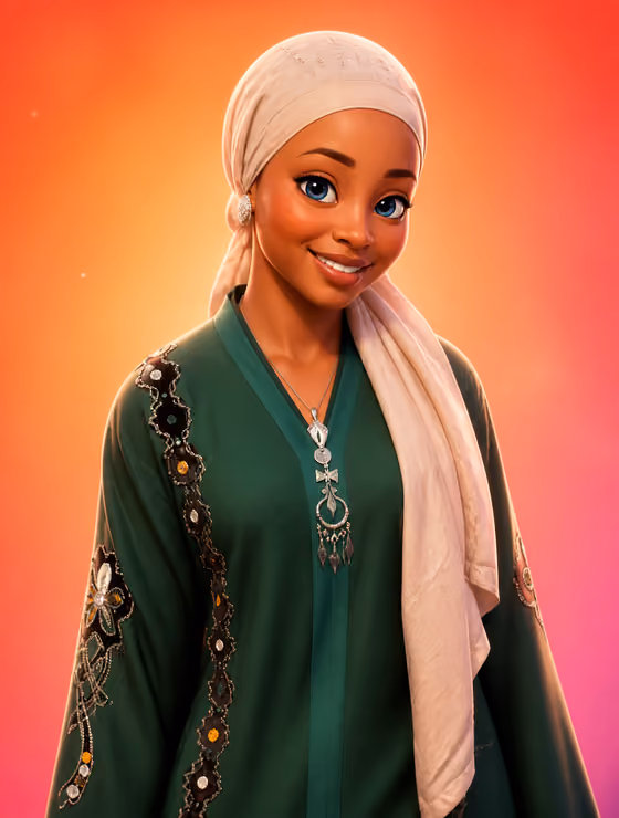 Pixar-Style 3D Portrait