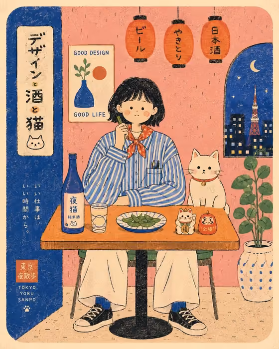 Risograph Folk Poster
