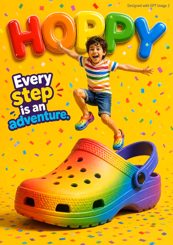 Rainbow Clog Poster