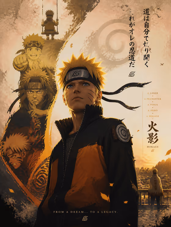 Character Evolution Poster
