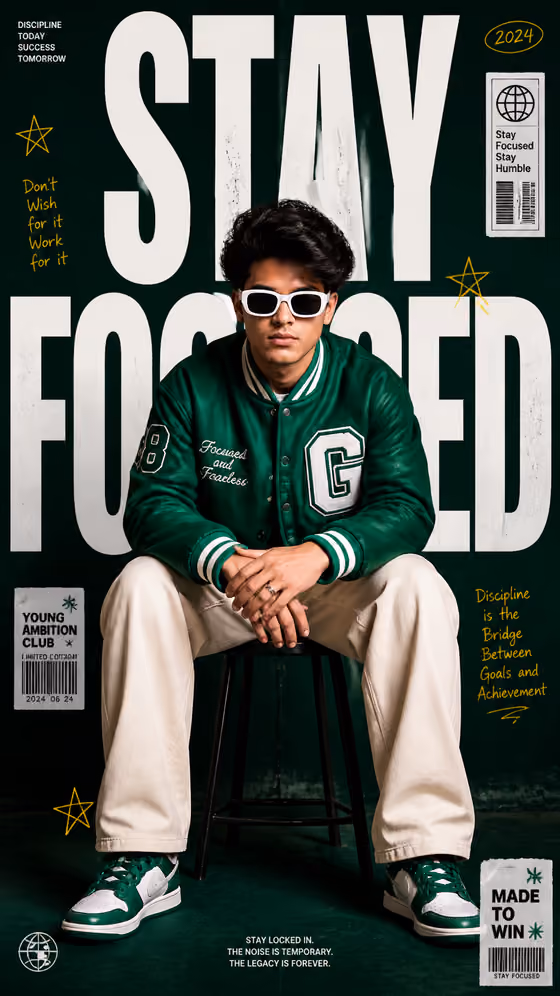 Streetwear Editorial Poster template result