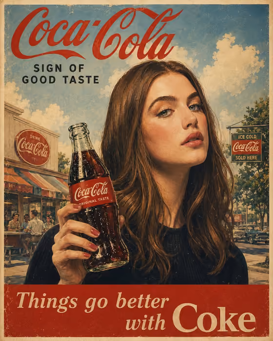 Retro Soda Poster