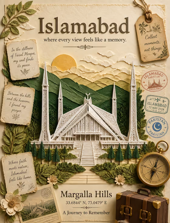Paper Quilling Travel Poster template result