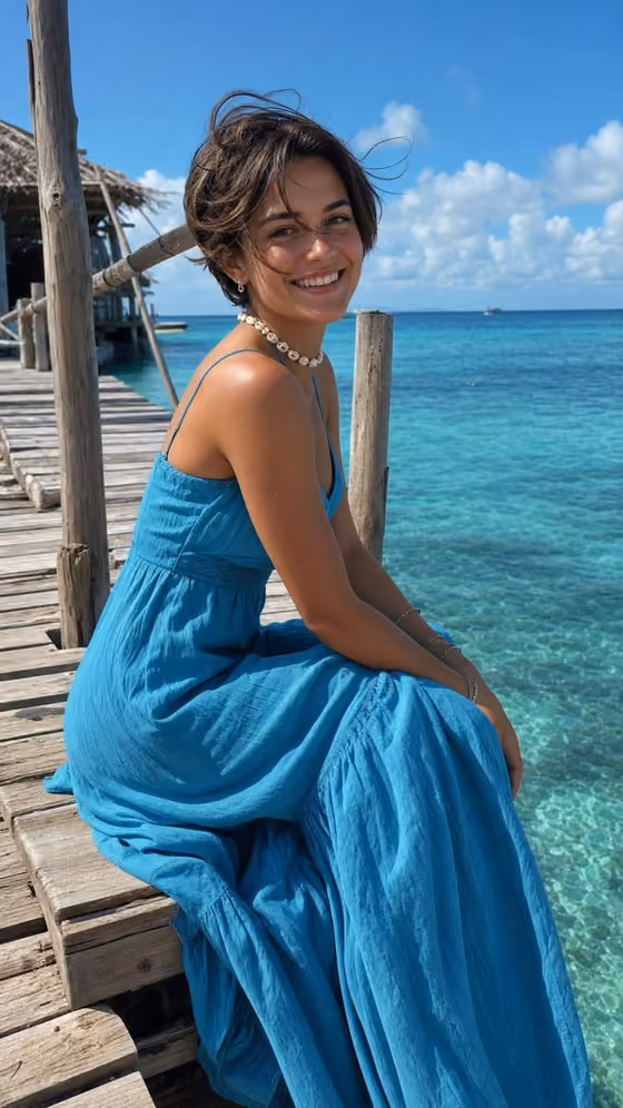 Summer Pier Portrait