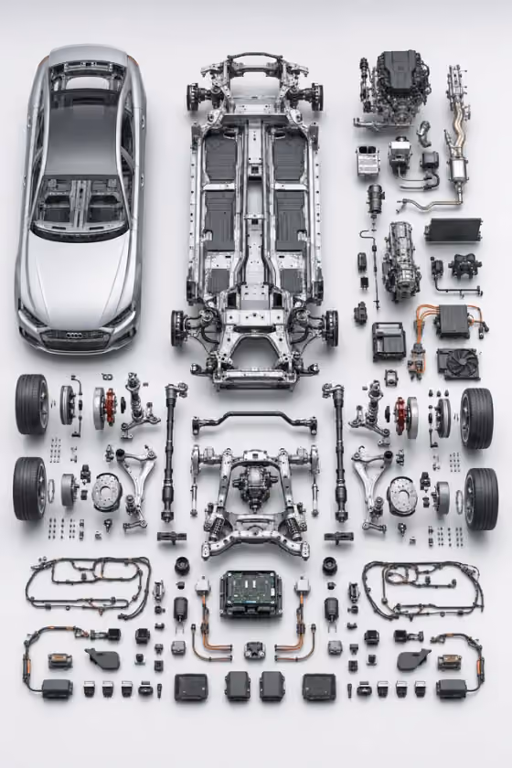 Audi Exploded Engineering