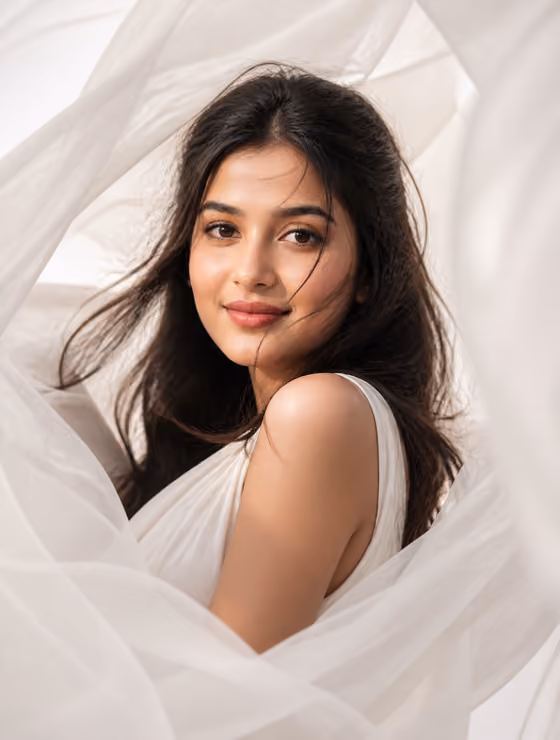 Silk Fashion Portrait template result