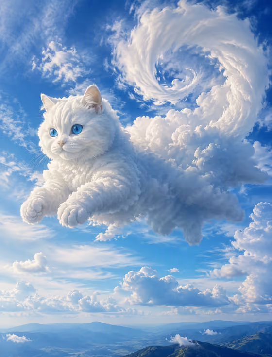 Cloud Cat Reverie